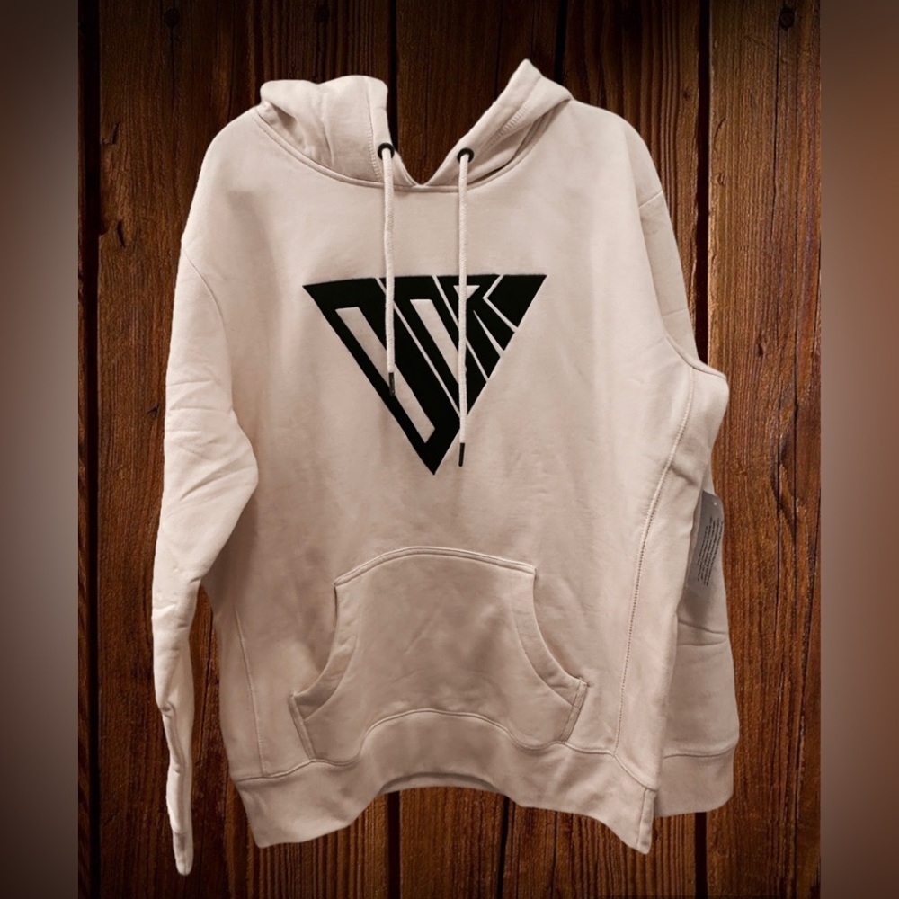 D.o.r (Dreams Over Reality) Pullover Hoodie - Cream-Large - New-Men-Women-Unisex